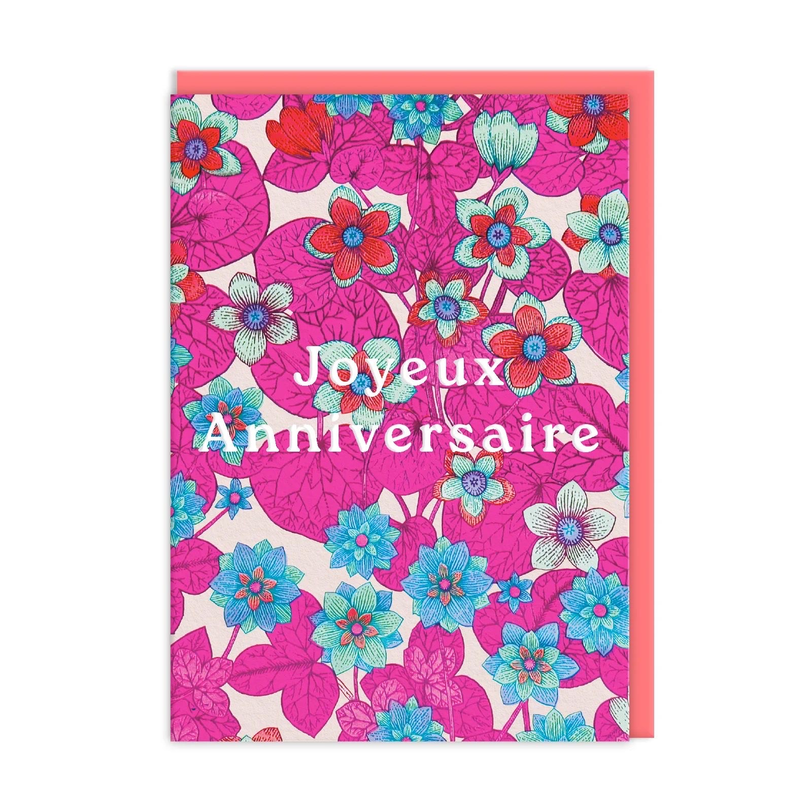 Picture of Joyeux Anniversaire Greeting Card (13601)