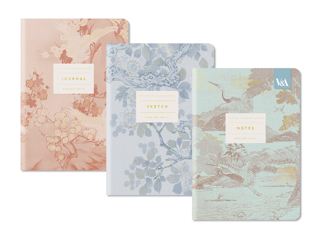 Picture of Eastern Elegance 3x Stitched Notebook Set (13615)