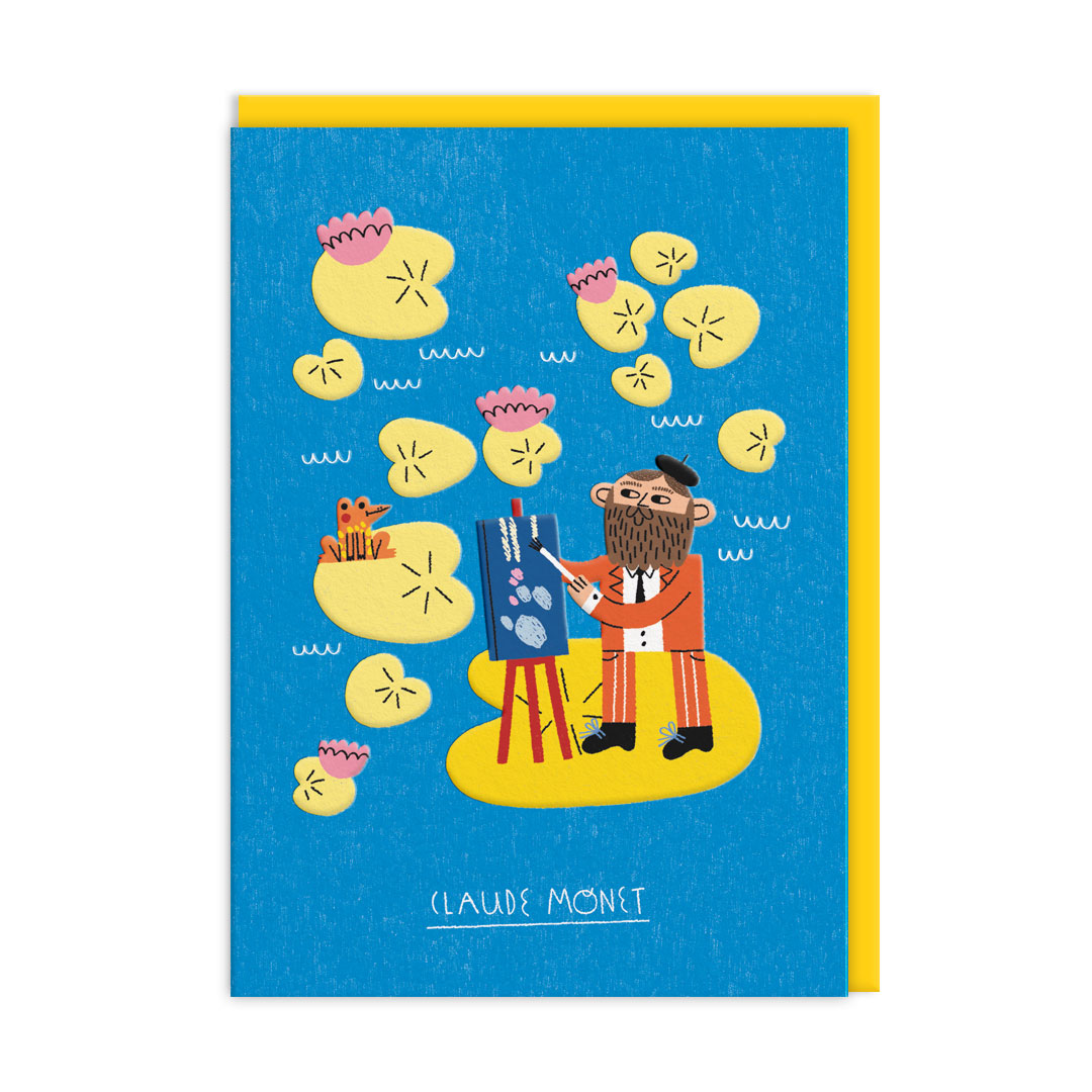Picture of Claude Monet Greeting Card (13638)