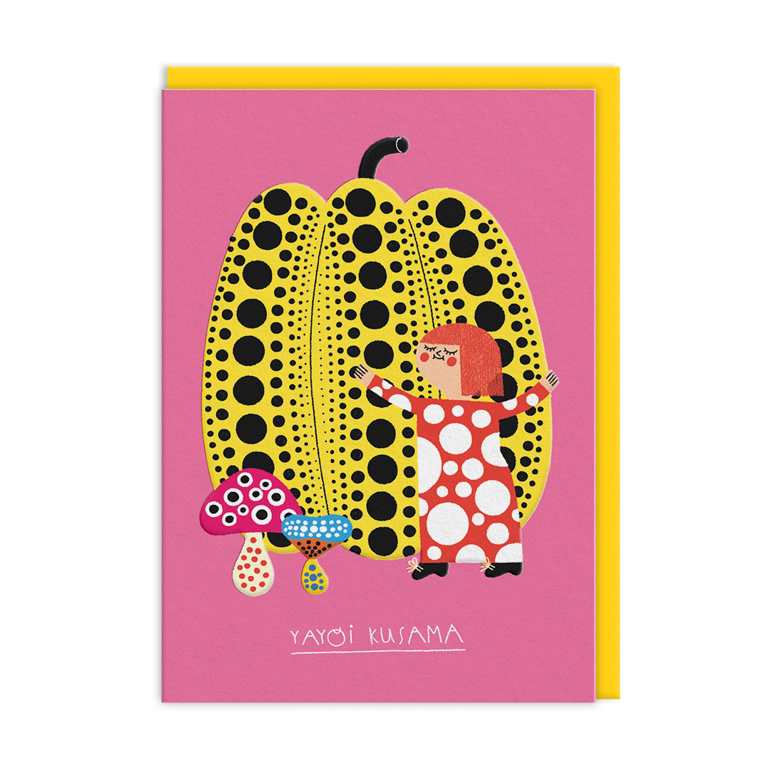 Picture of Yayoi Kusama Greeting Card (13642)