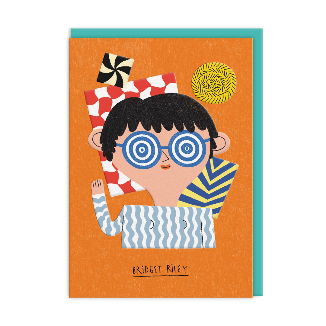 Picture of Bridget Riley Greeting Card (13645)