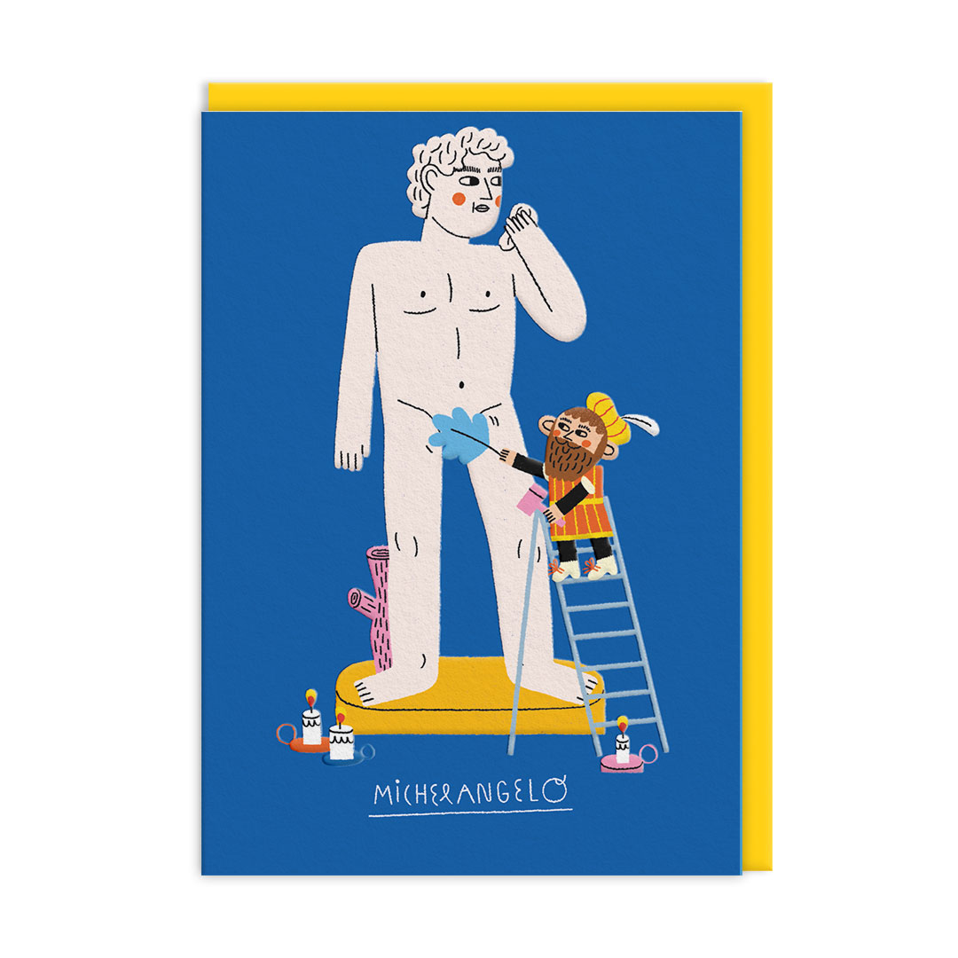 Picture of Michelangelo Greeting Card (13646)
