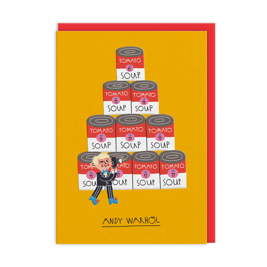 Picture of Andy Warhol Greeting Card (13647)