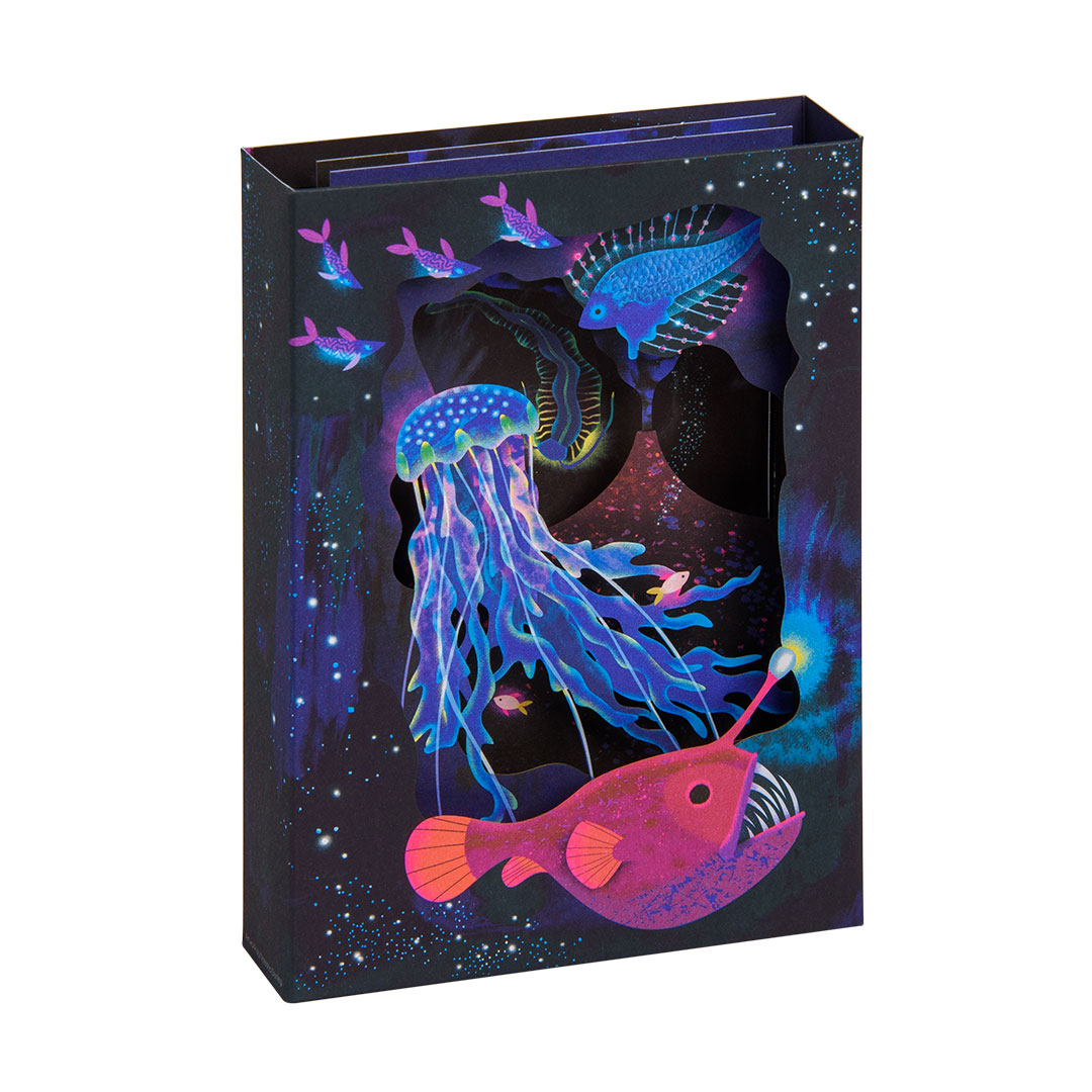 Picture of Deep Sea Greeting Card - Layers (3D) (13674)