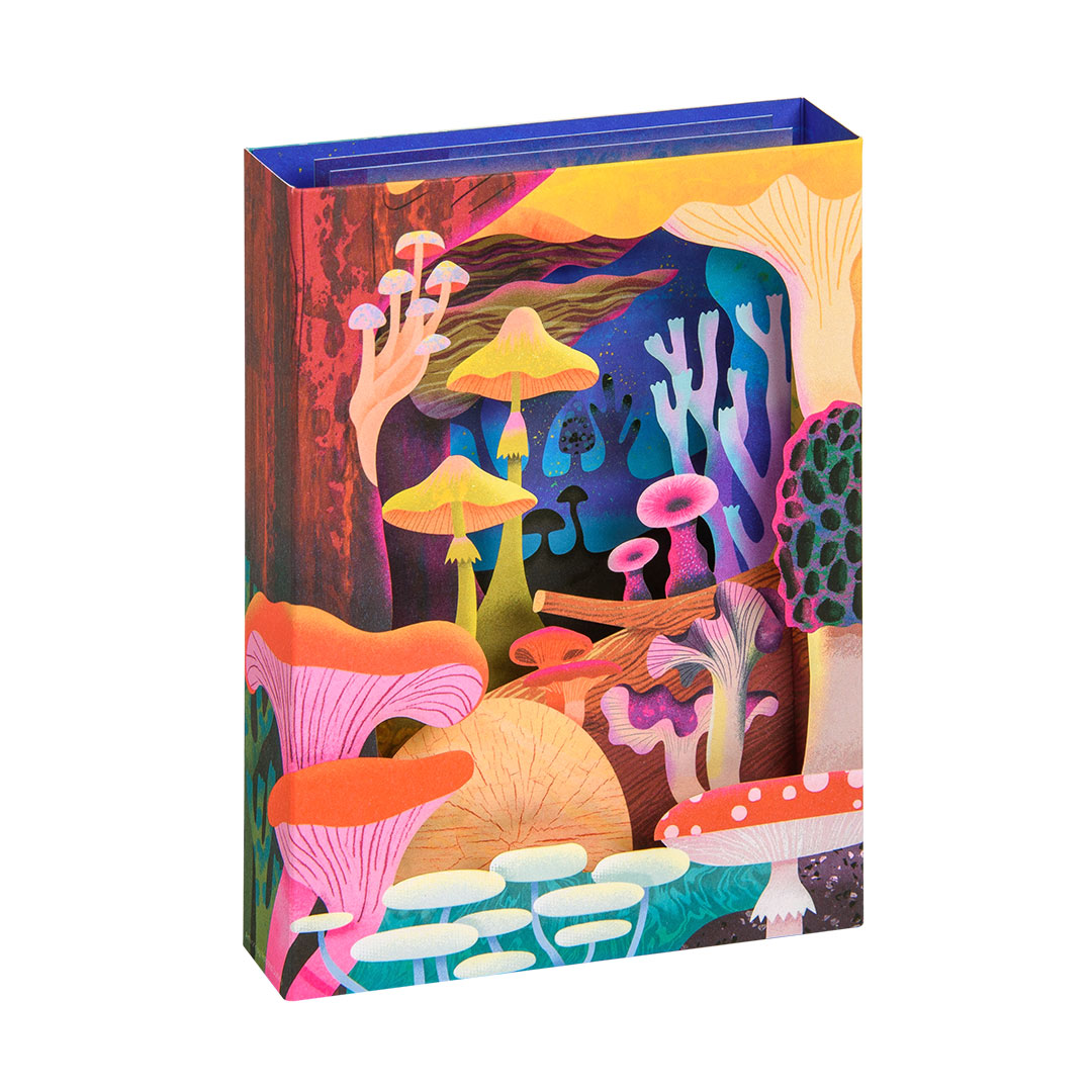 Picture of Fungi Greeting Card - Layers (3D) (13676)
