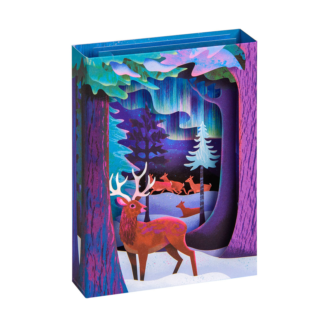 Picture of Northern Lights Card - Layers (3D) (13678)