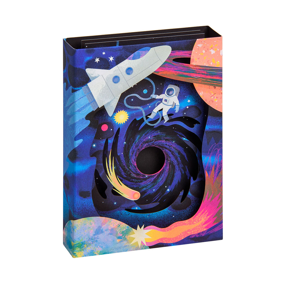 Picture of Astronaut Greeting Card - Layers (3D) (13680)