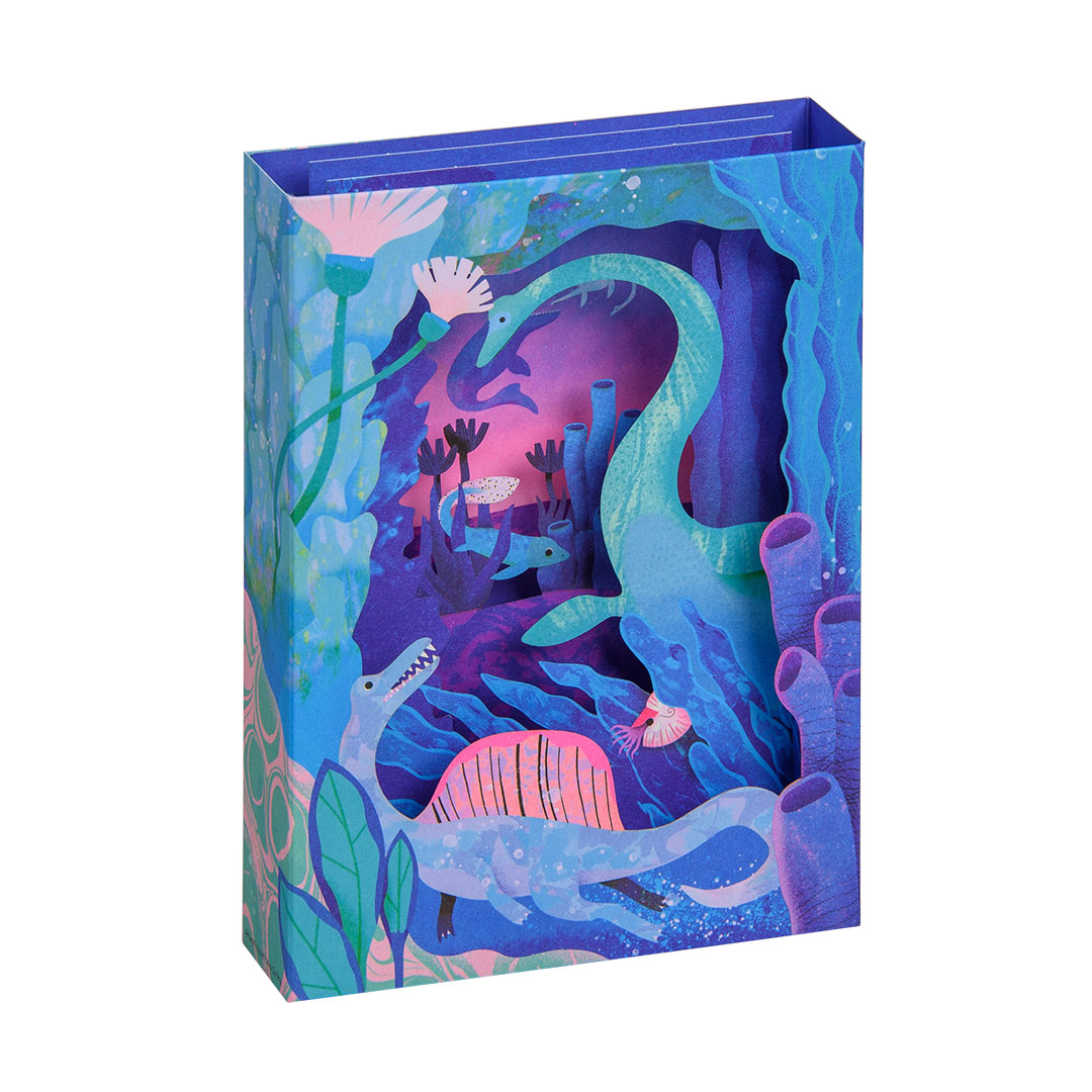 Picture of Underwater Greeting Card - Layers (3D) (13683)