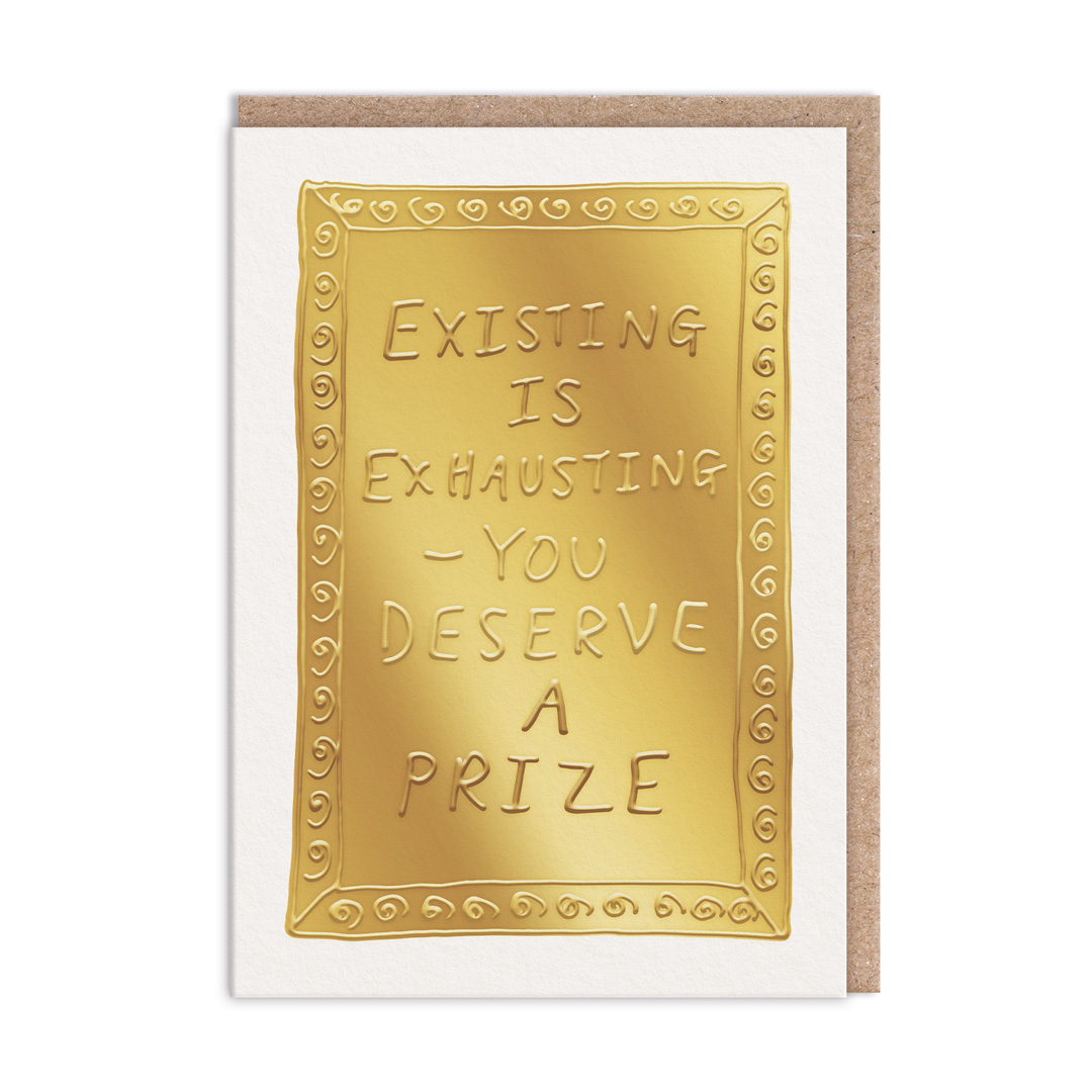 Picture of Deserve a Prize Greeting Card (13688)