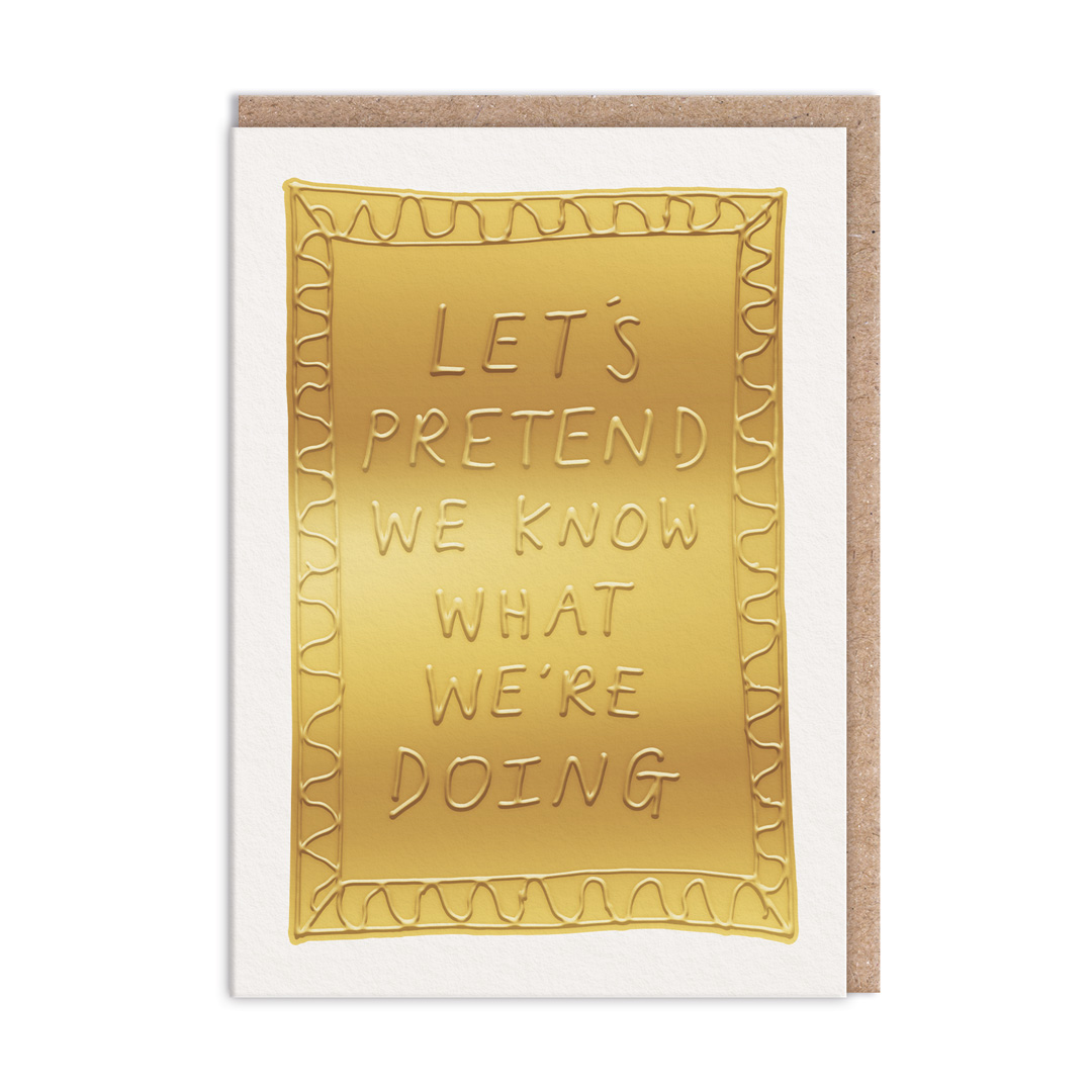 Picture of Let's Pretend Greeting Card (13691)