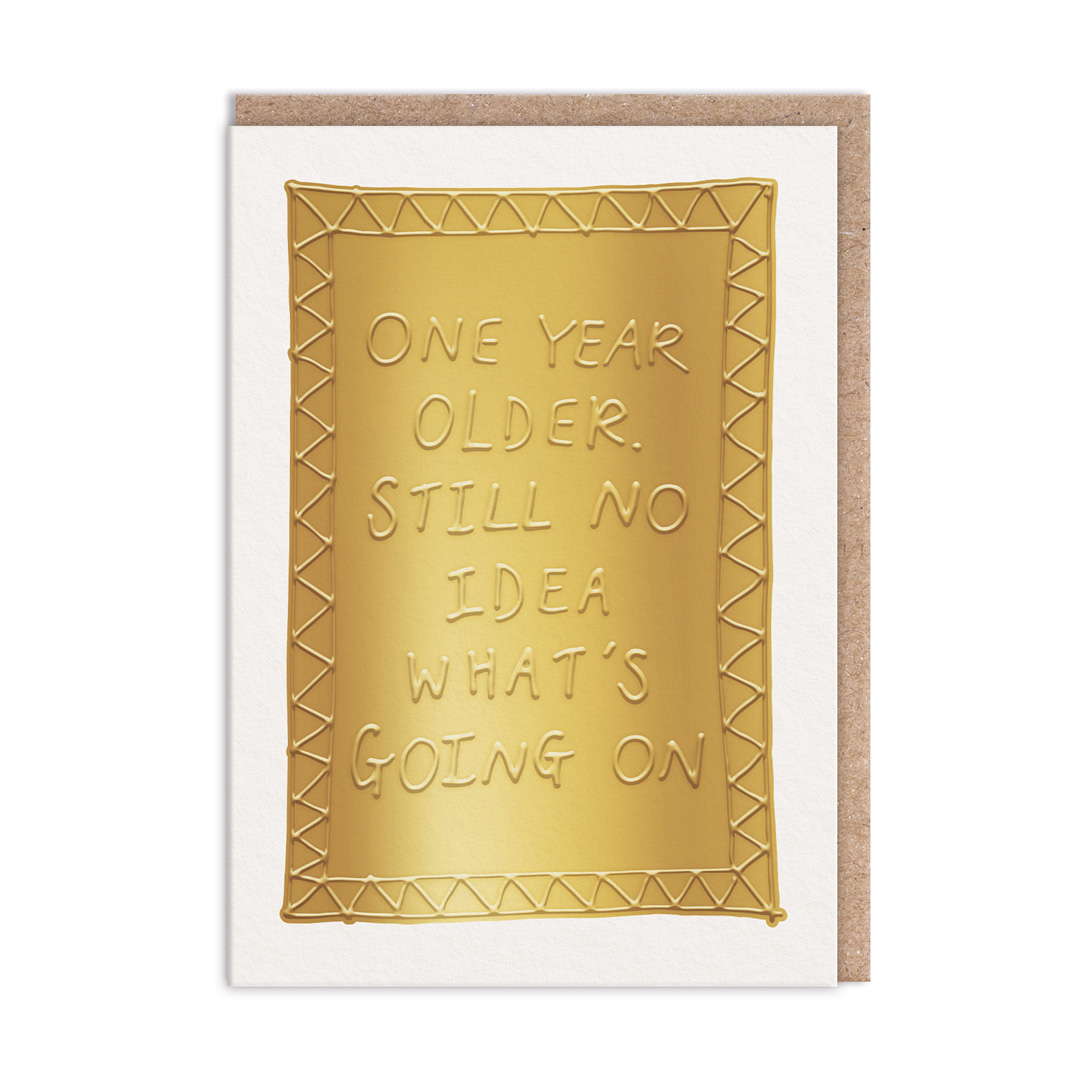 Picture of One Year Older Greeting Card (13694)