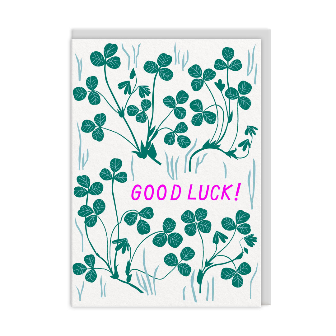 Picture of Lucky Clover Greeting Card (13747)