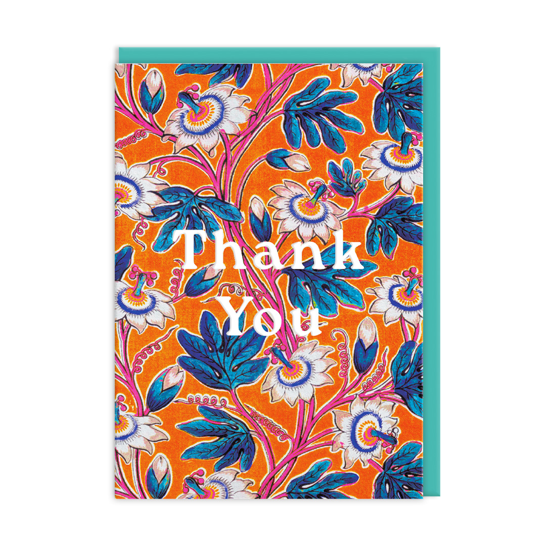 Picture of Thank You Passion Flower Greeting Card (13753)