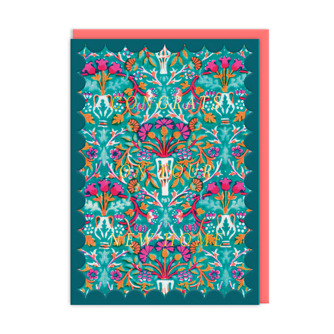 Picture of New Home Vase Greeting Card (13755)