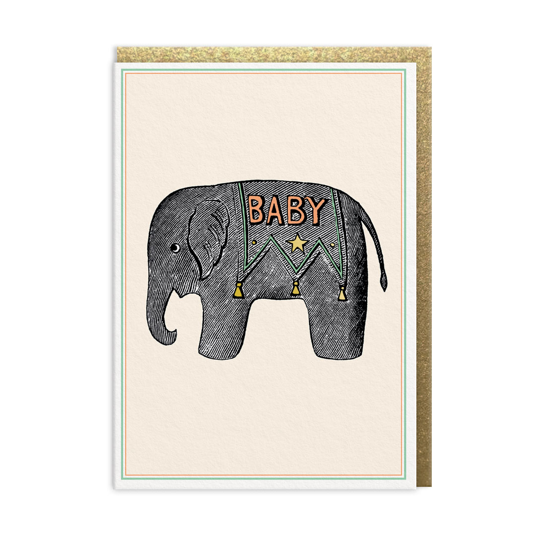 Picture of Baby Elephant Greeting Card (13764)