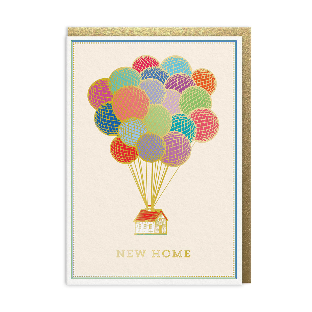 Picture of New Home Balloons Greeting Card (13765)