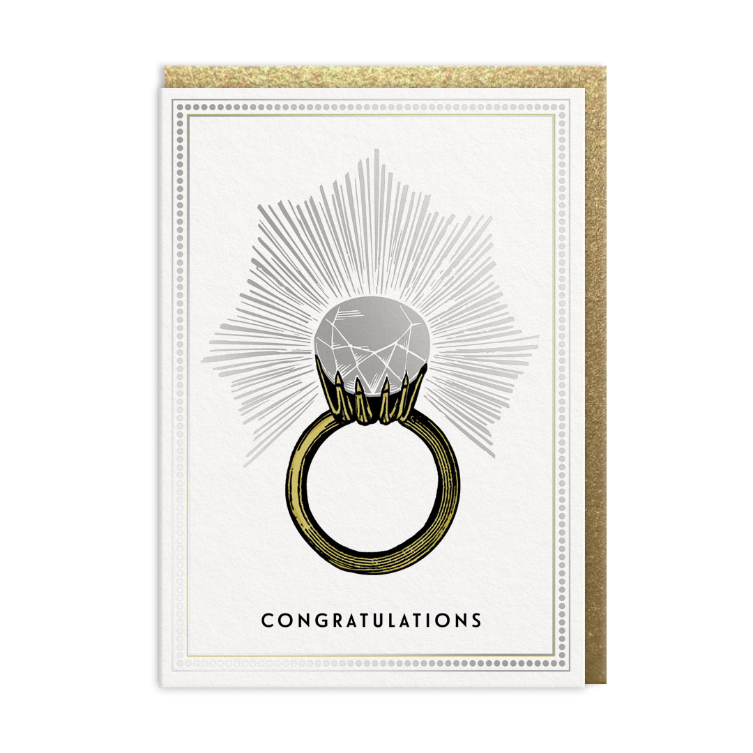 Picture of Engagement Congrats Greeting Card (13789)