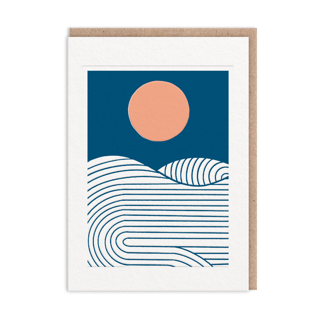 Picture of Happy Birthday Sun and Sea Greeting Card (13860)