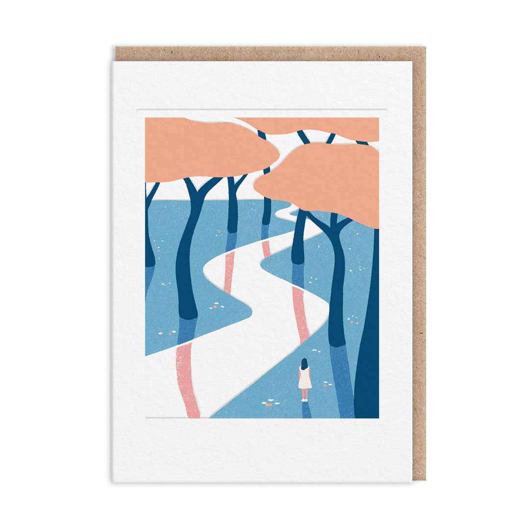 Picture of Blossom Trees Greeting Card (13862)