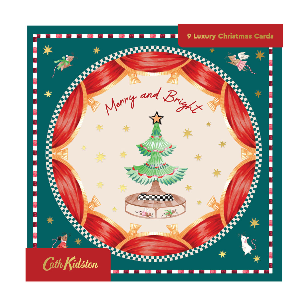 Picture of Cath Kidston x 3 Greeting Card SQ Pack of 9(13928)