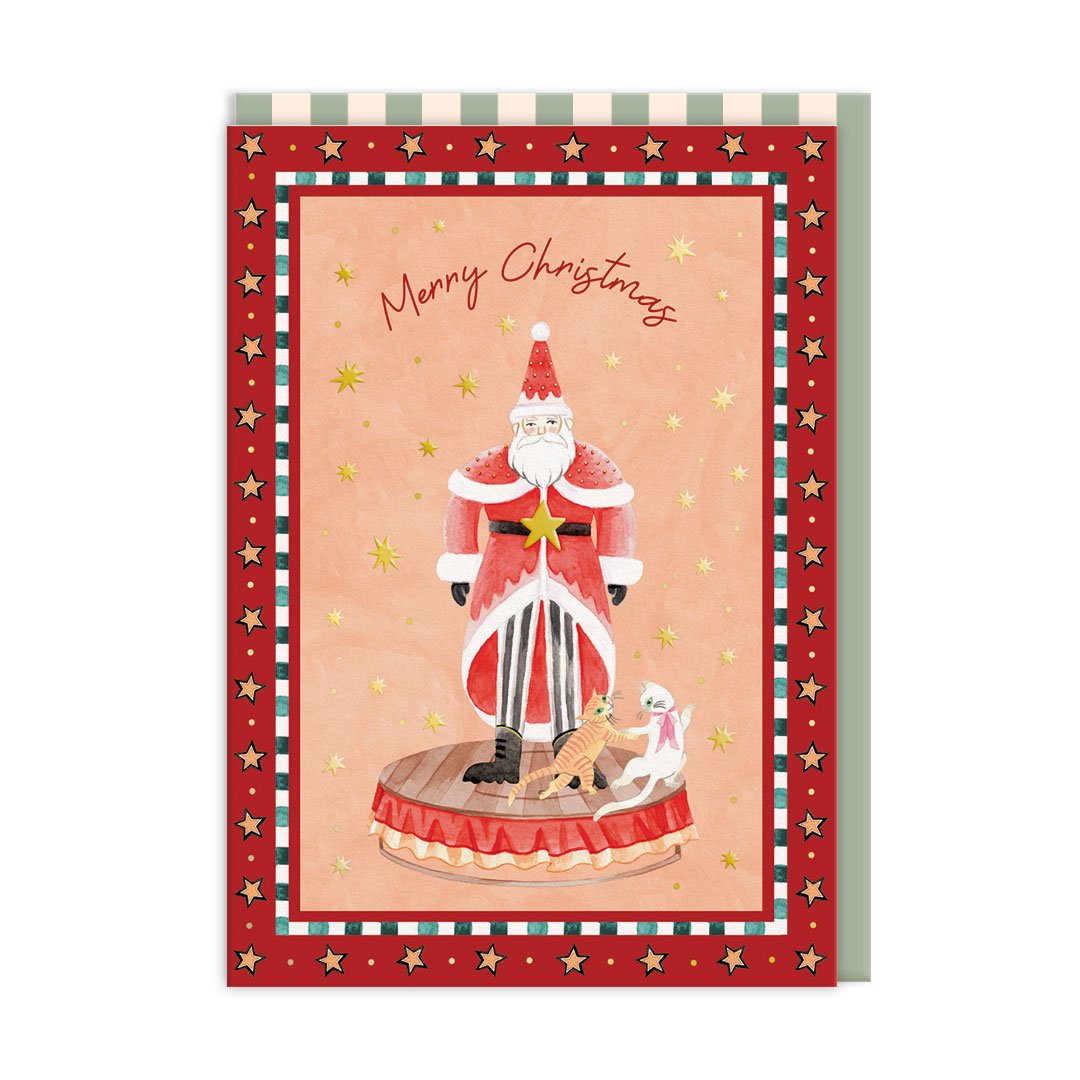Picture of Nutcracker Santa Greeting Card (13942)