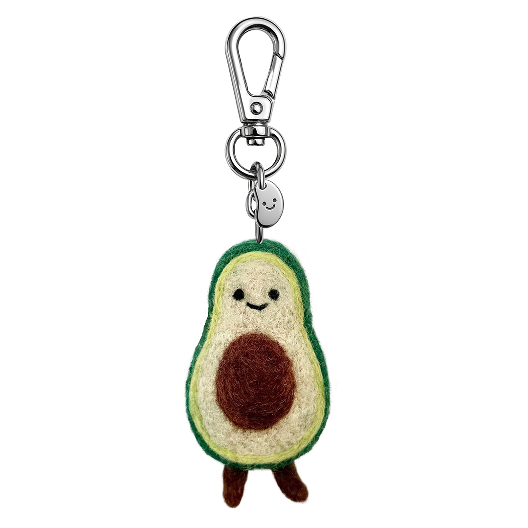 Picture of Ava The Avocado Silly Beans Felt Keychain (13943)