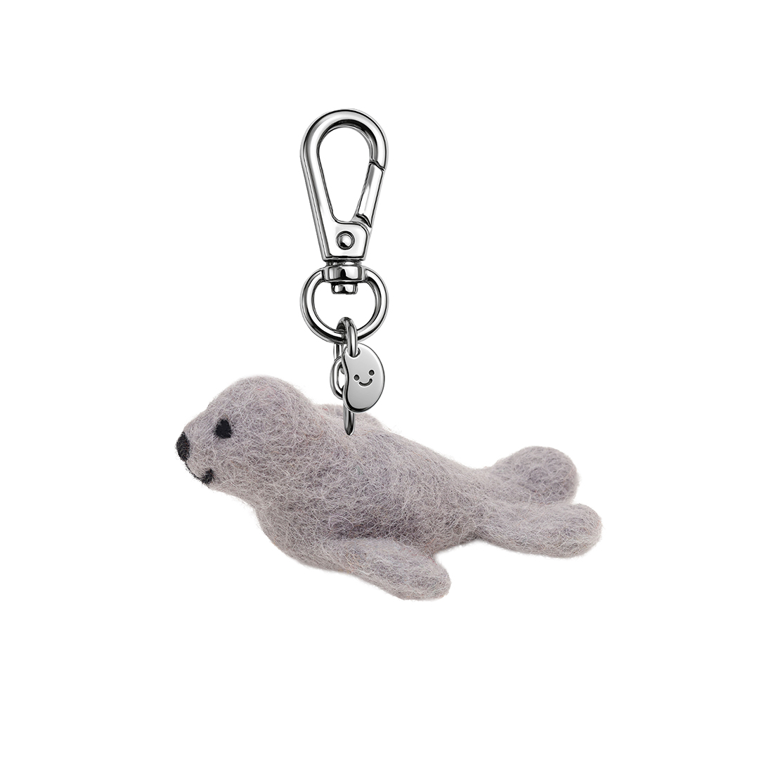 Picture of Sam The Seal Silly Beans Felt Keychain (13952)