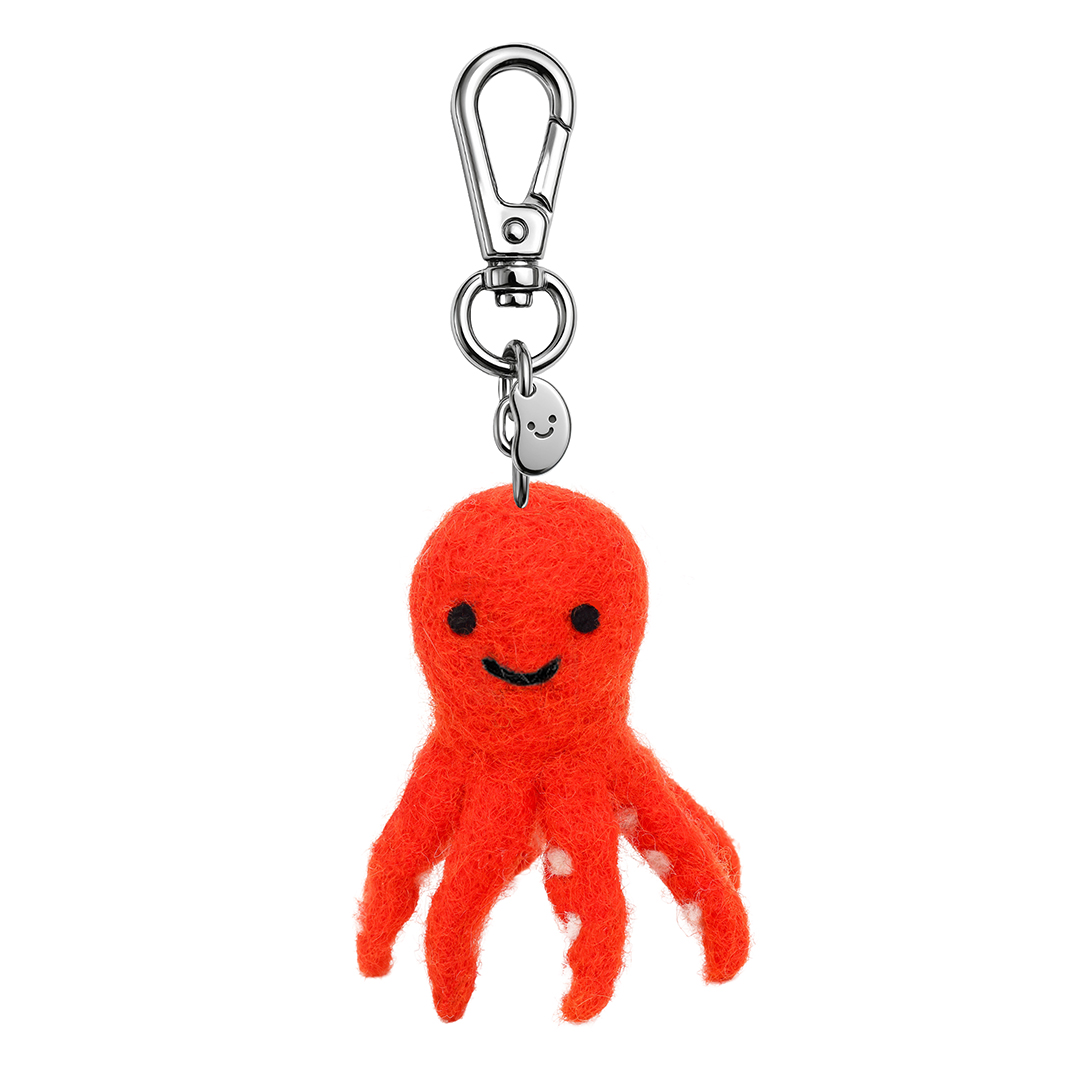 Picture of Ollie The Octopus Silly Beans Felt Keychain(13953)