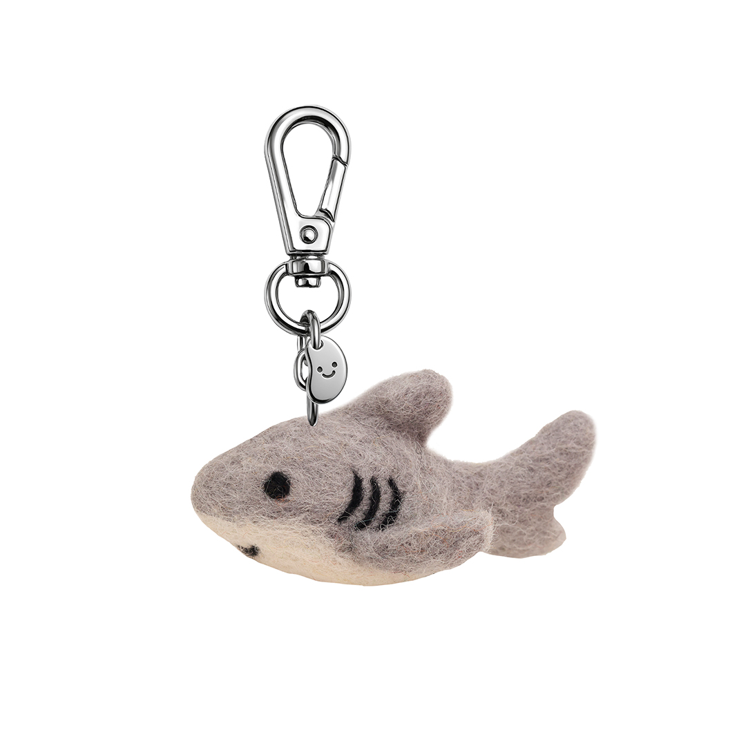 Picture of Simon The Shark Silly Beans Felt Keychain (13955)