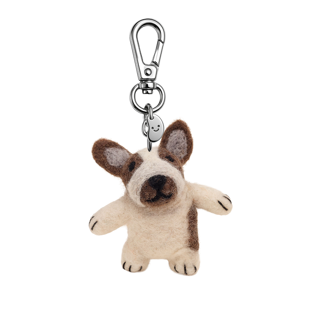 Picture of Fred The Frenchie Silly Beans Felt Keychain(13962)