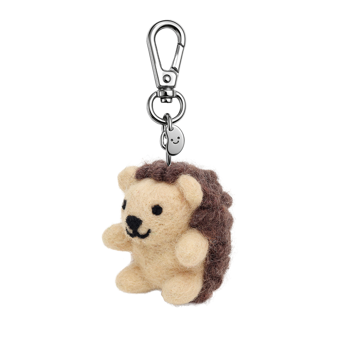 Picture of Hettie Hedgehog Silly Beans Felt Keychain (13963)