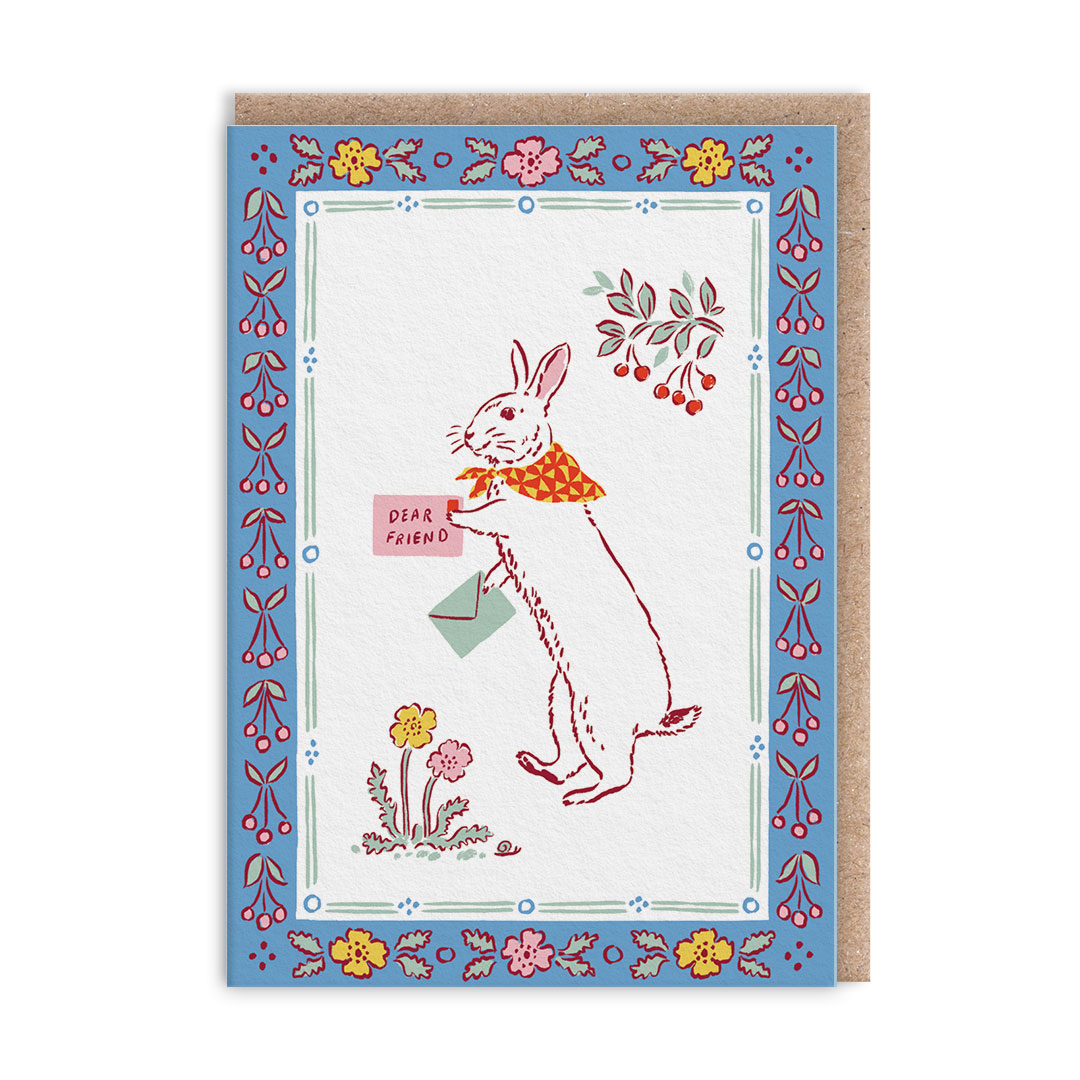 Picture of Rabbit Mini Greeting Card (14005)