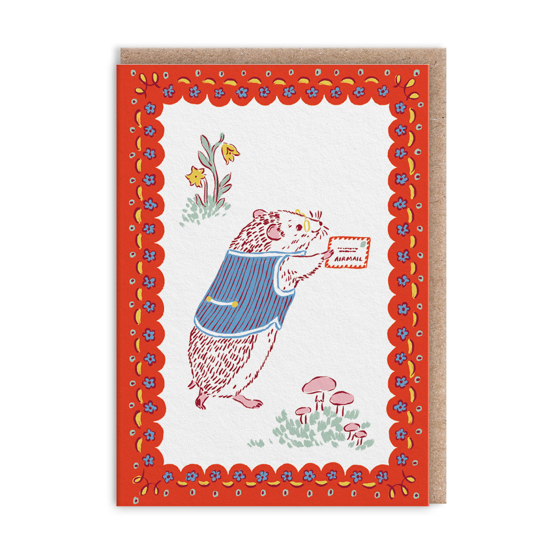Picture of Hedgehog Mini Greeting Card (14006)
