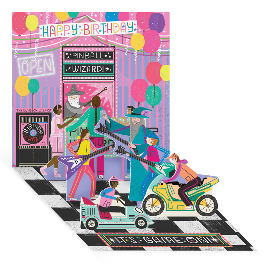 Picture of Arcade Pop-up Greeting Card (14013)