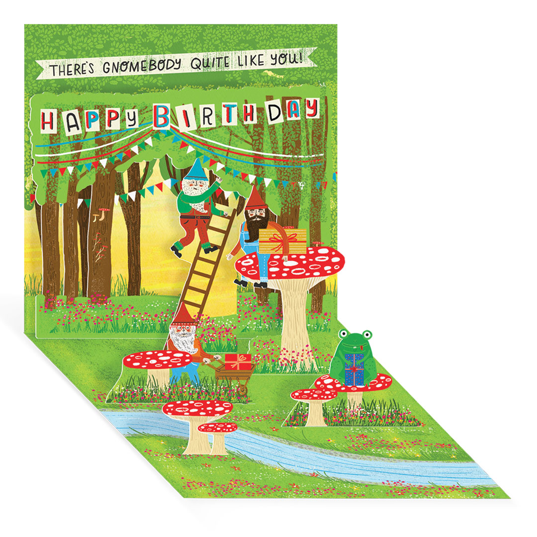 Picture of Gnome Forest Pop-up Greeting Card (14014)