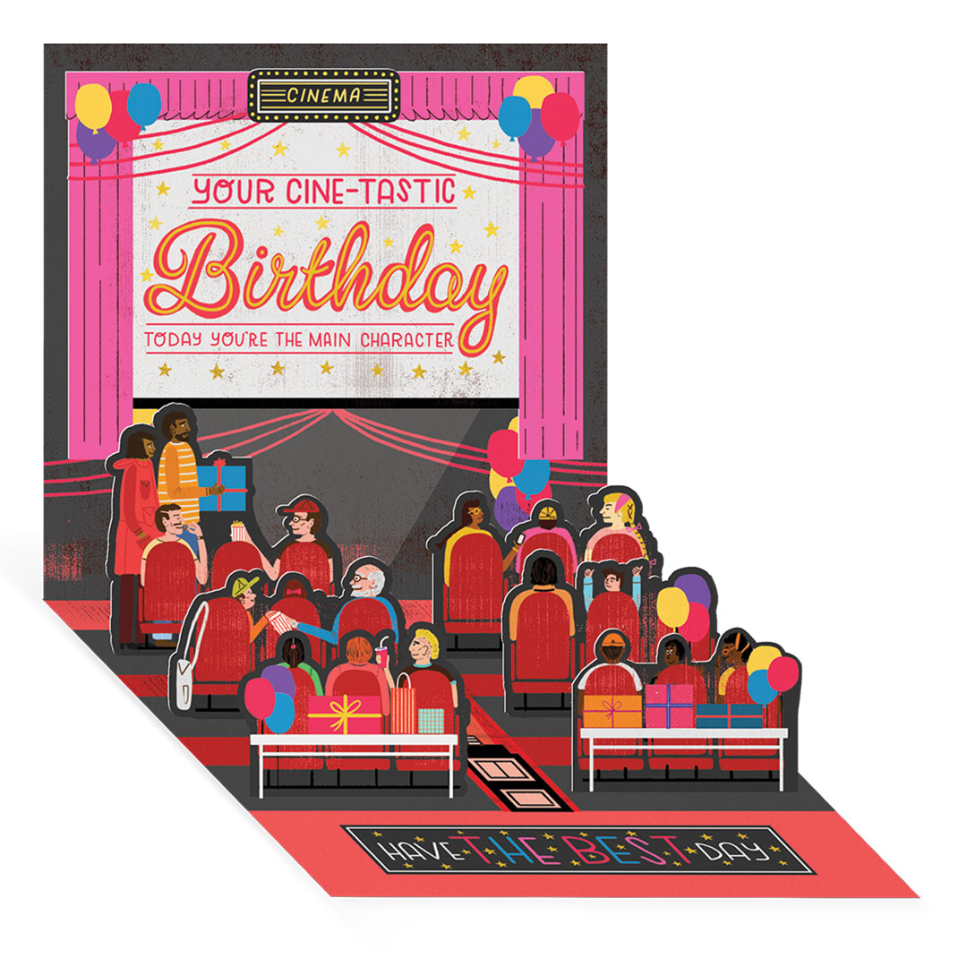 Picture of Cinema Pop-up Greeting Card (14015)