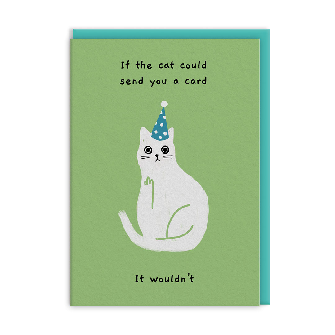 Picture of The Cat Wouldn't Greeting Card (14016)