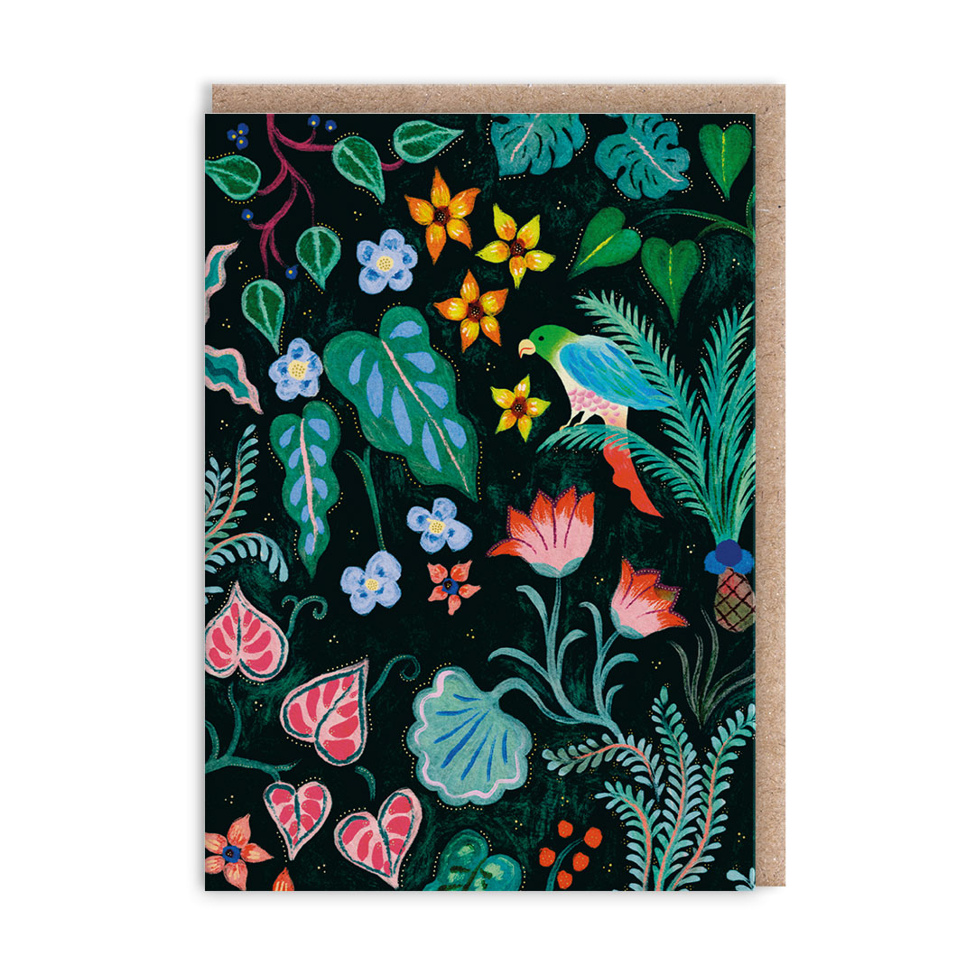 Picture of Tropical Bird Mini Greeting Card (14022)
