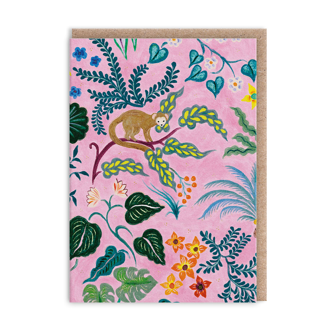 Picture of Jungle Monkey Mini Greeting Card (14023)