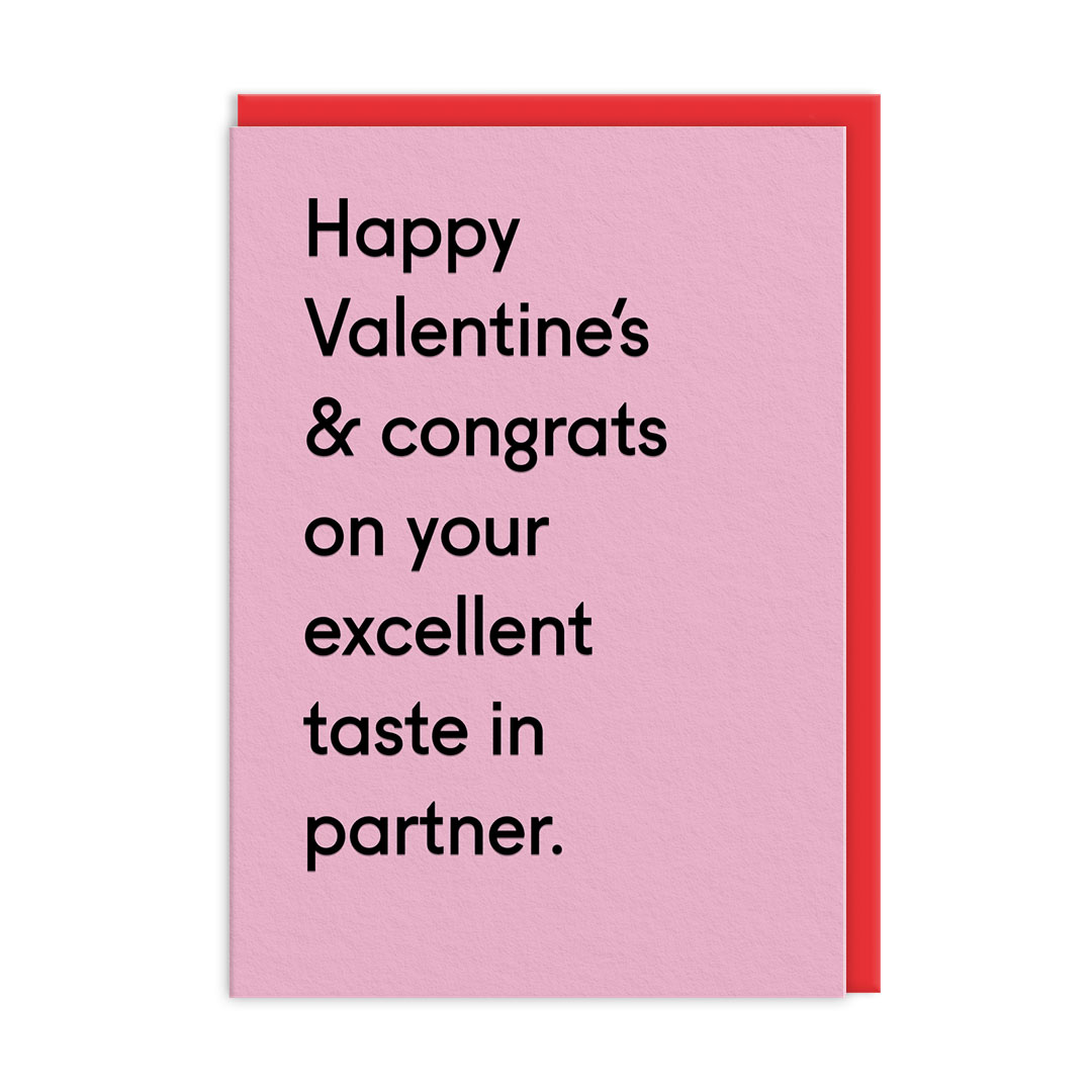 Picture of Excellent Taste Greeting Card (14036)