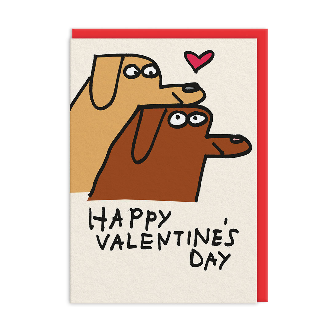 Picture of Valentine's Dogs Greeting Card (14045)