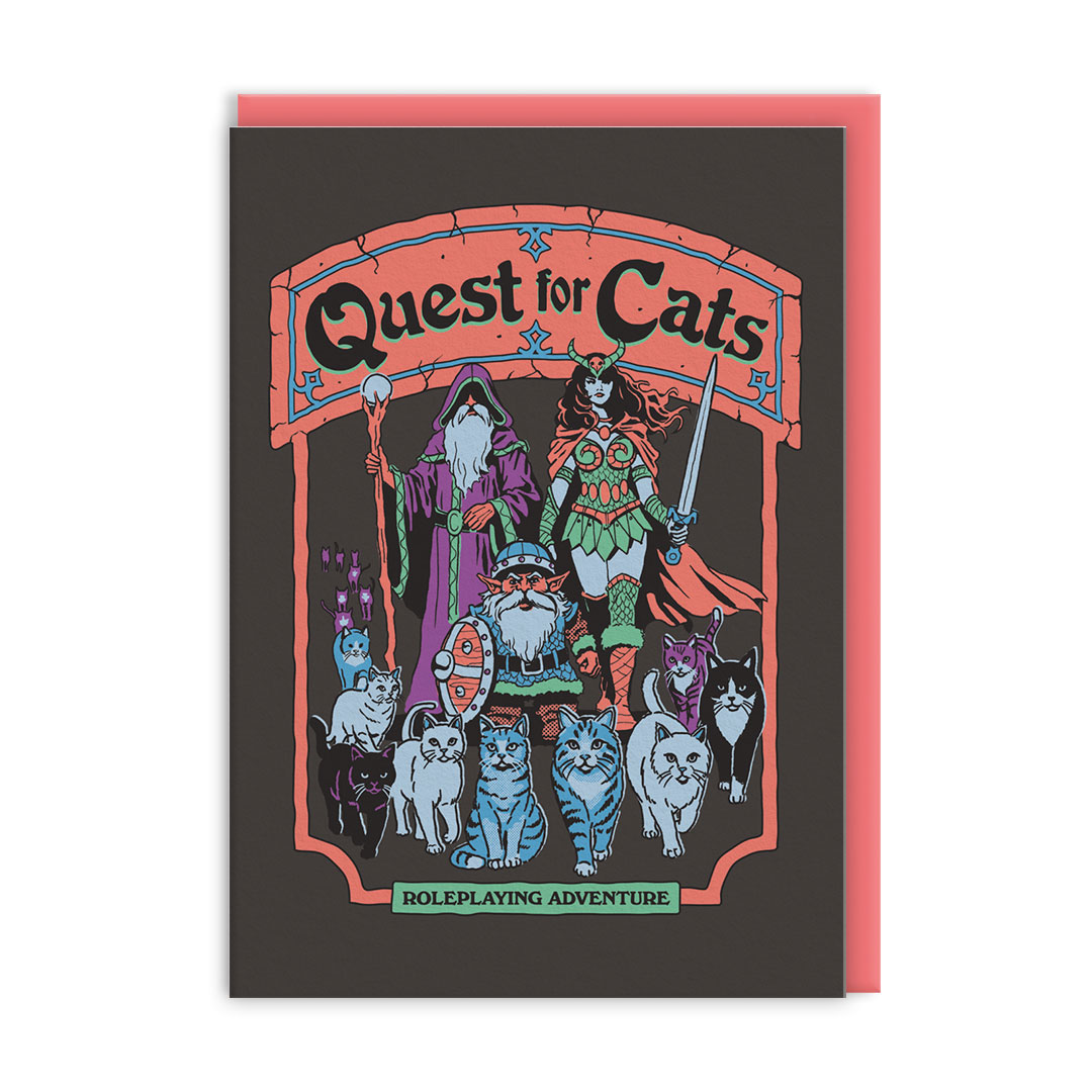 Picture of Quest for Cats Greeting Card (14090)