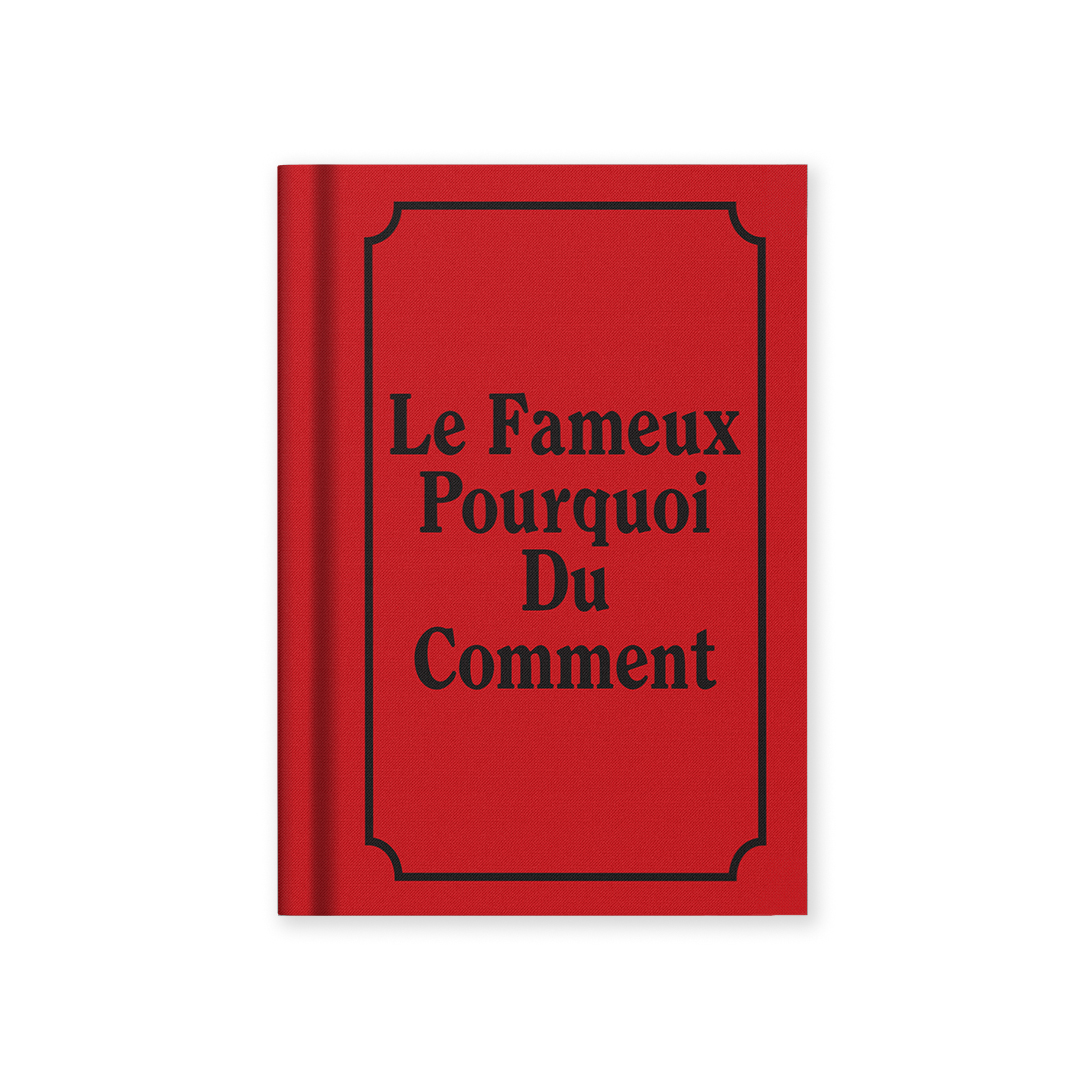 Picture of Le Fameux Pourquoi du Comment Notebook (A7)(14098)