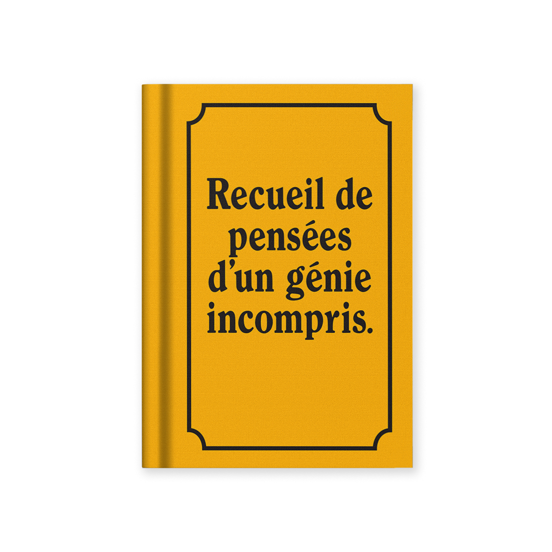 Picture of Recueil de Pensees Notebook (A7) (14104)