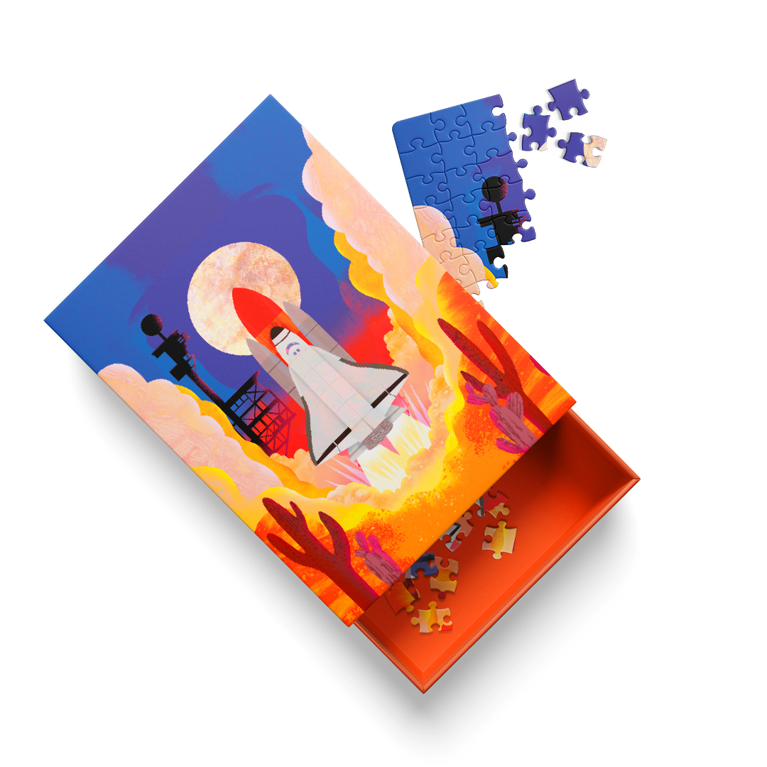Picture of Space Shuttle Mini Jigsaw Puzzle (14144)