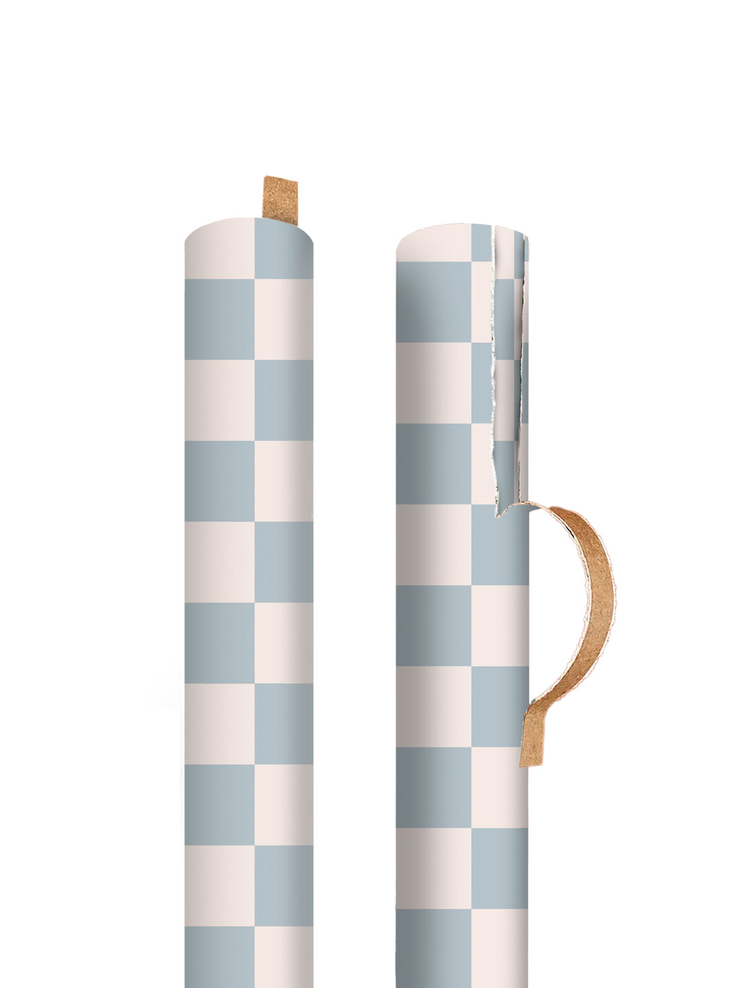 Picture of Blue & Cream Checker Board Single Roll Wrap(14197)