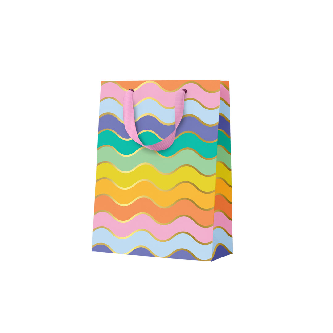 Picture of Rainbow Colours Mini Gift Bag (14223)