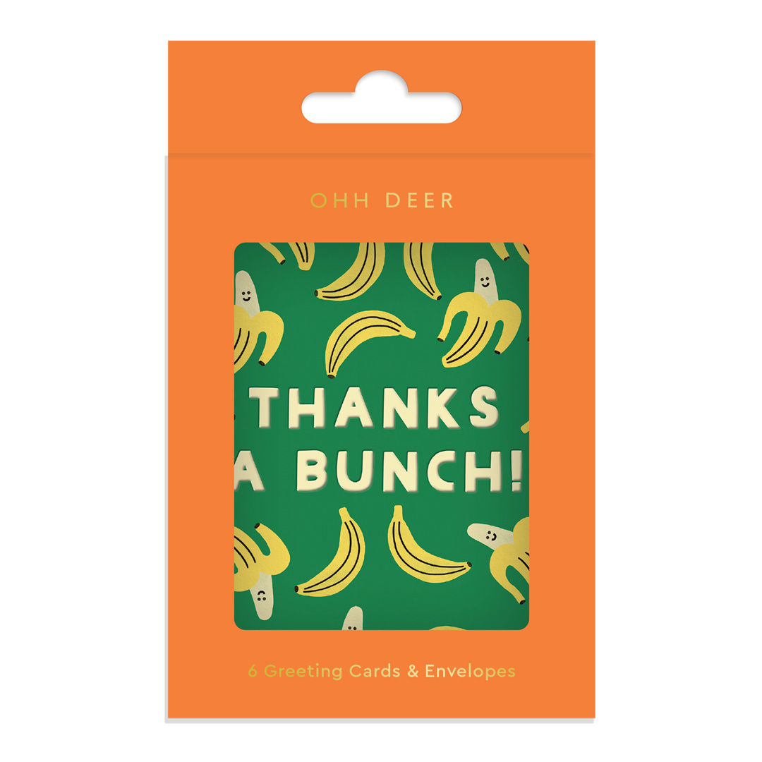 Picture of Thanks a Bunch Mini Cards (Pack of 6) (14228)