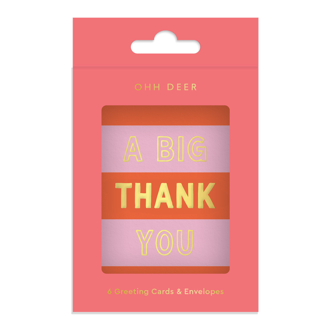Picture of A Big Thank You Mini Cards (Pack of 6) (14231)