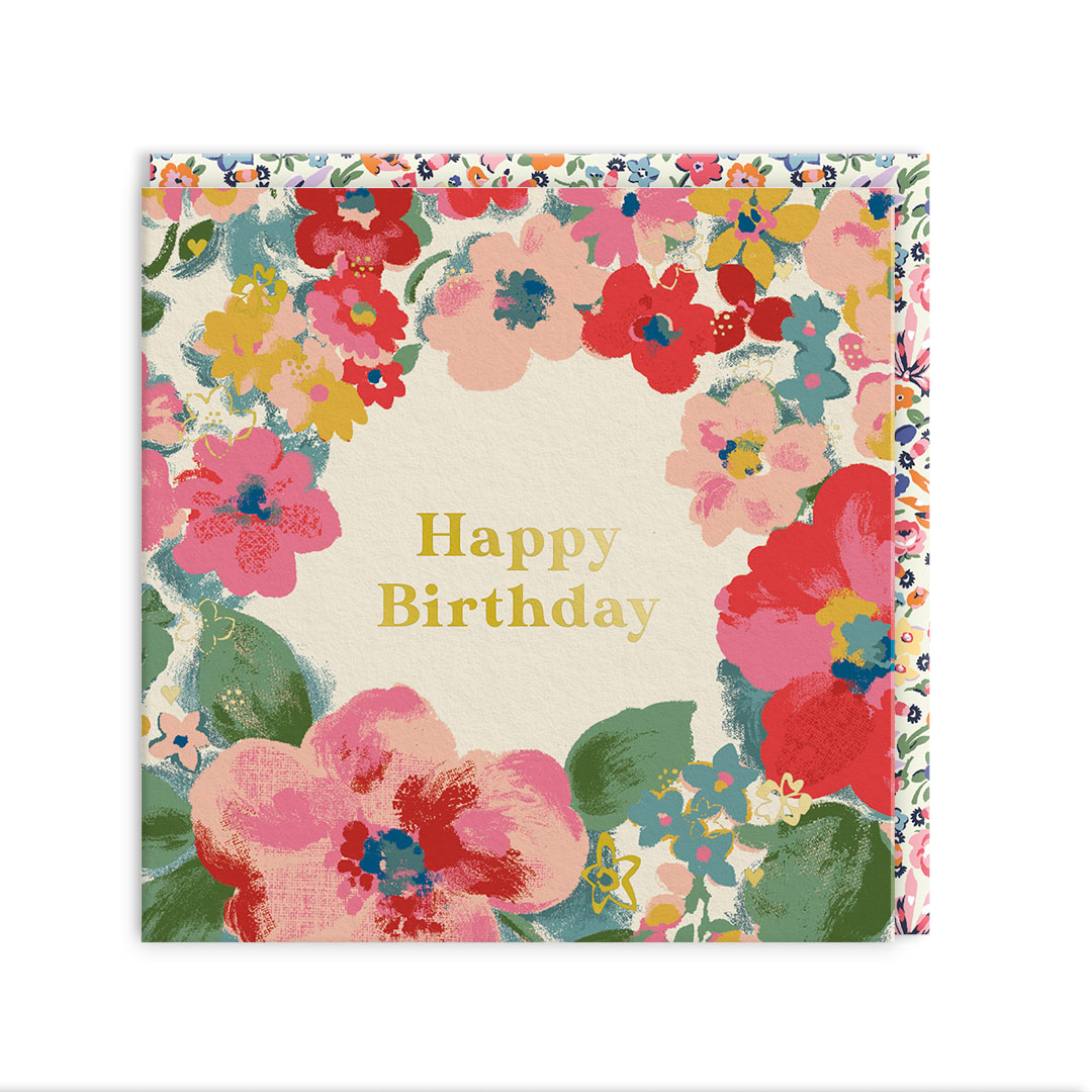 Picture of Mum Floral Greeting Card (105 x 105mm) (14279)